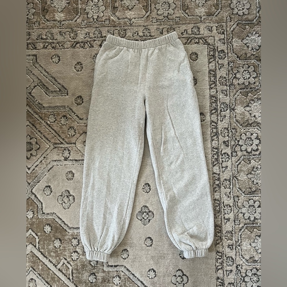 Brandy Melville Washed White Sweatpants